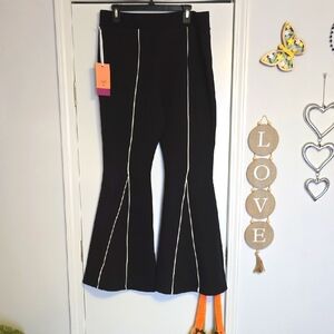 Victor Glemaud Black Pants with White Trim